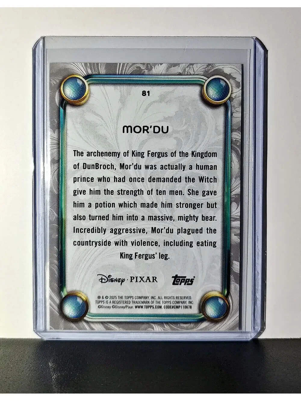 Mor'Du 2025 Topps Disney Wonder #81 Card Brave